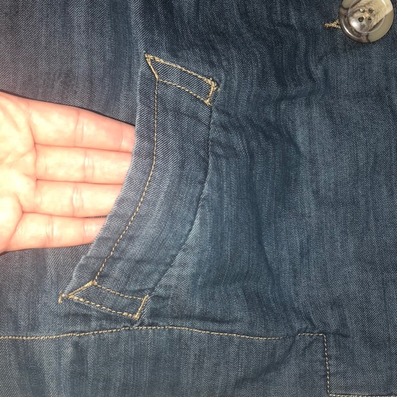 Baccini denim coat - Picture 5 of 6